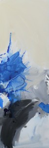 serie B original blue n° 6  tri acrylique et encre sur papier 30X90 350 euros.jpg