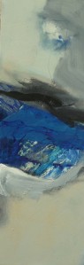 serie C original blue n° 4 acrylique et encre  pierre noire sur toile 30x90 400 euros.jpg